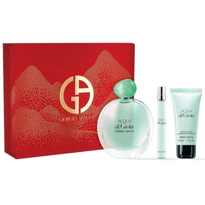 SET ARMANI ACQUA DI GIOIA W EDP 100ML +10ML +BL50ML