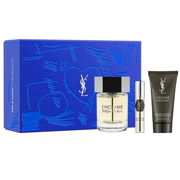 SET YSL L'HOMME EDT 100ML+10ML+GEL | ESENNIA
