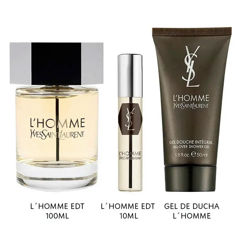 SET YSL L'HOMME EDT 100ML+10ML+GEL | ESENNIA
