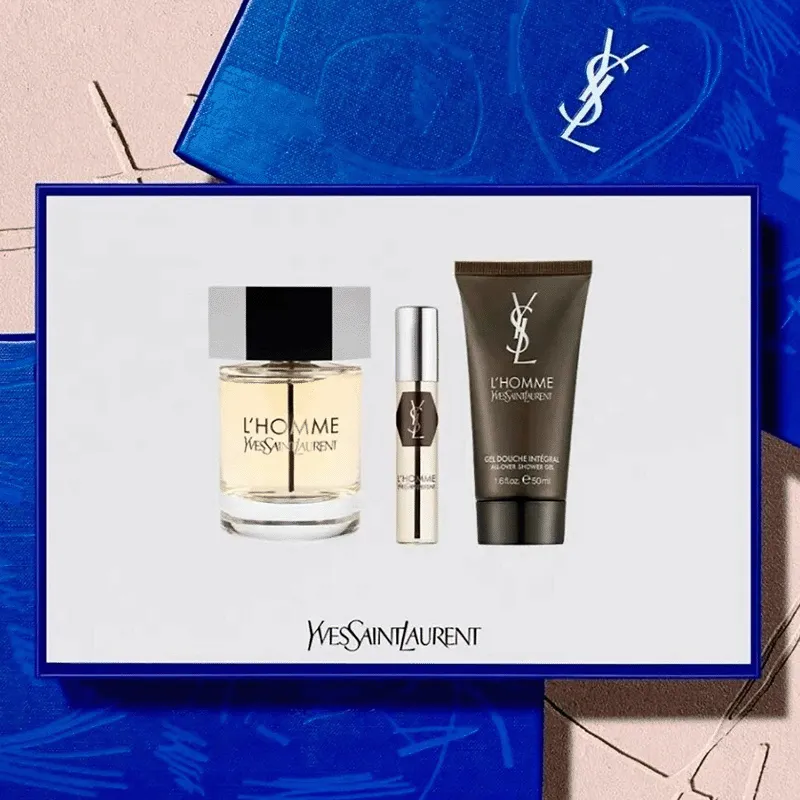 SET YSL L'HOMME EDT 100ML+10ML+GEL | ESENNIA