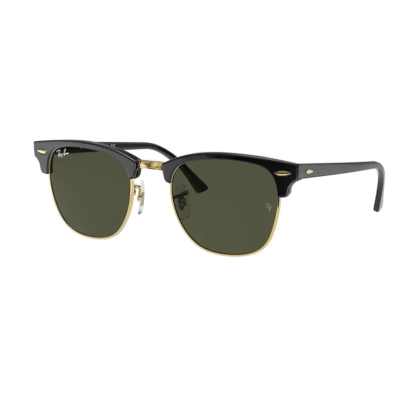 RAYBAN Clubmaster W0365 - Negro sobre dorado | ESENNIA