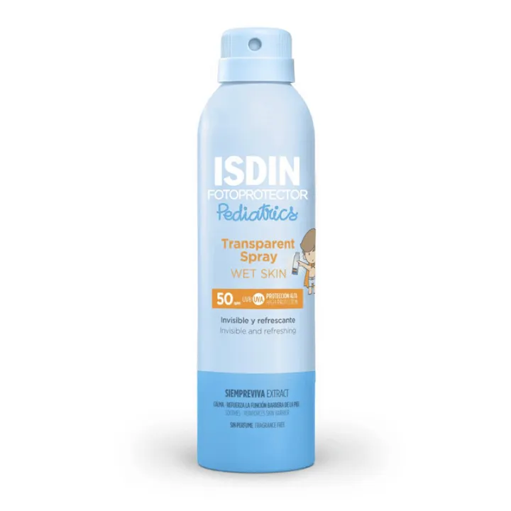 ISDIN SOL Fotoprotector Pediactrics Transparent Spray WS SPF50 | ESENNIA