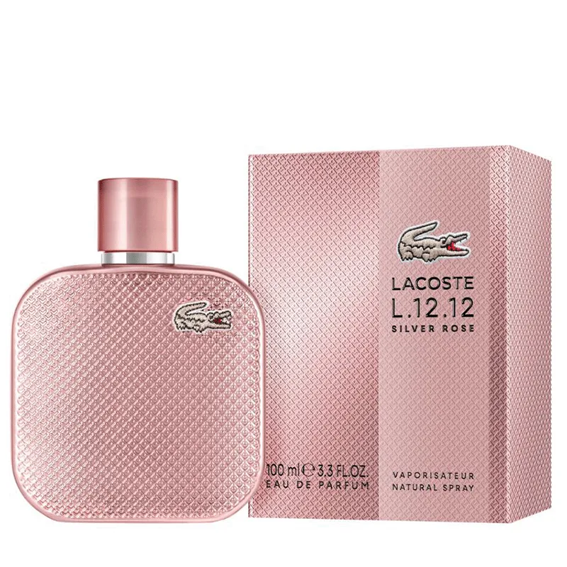 Lacoste L.12.12 Silver Rose EDP | Perfume Femenino Elegante