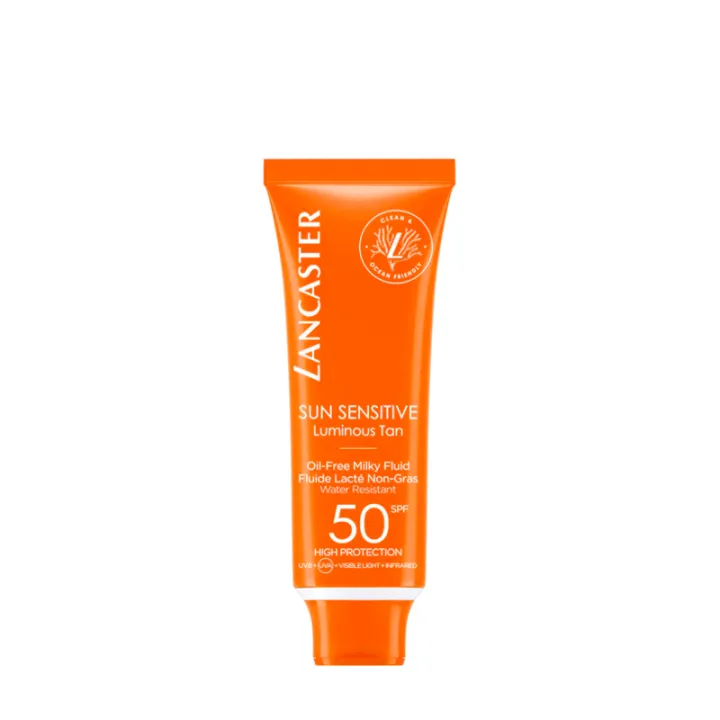 SOL SENSITIVE OIL FREE MILK SPF50 - LANCASTER | ESENNIA