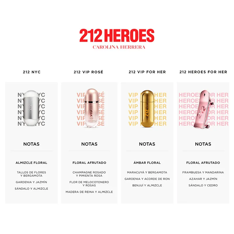 212 HEROES WOMAN - CAROLINA HERRERA | ESENNIA