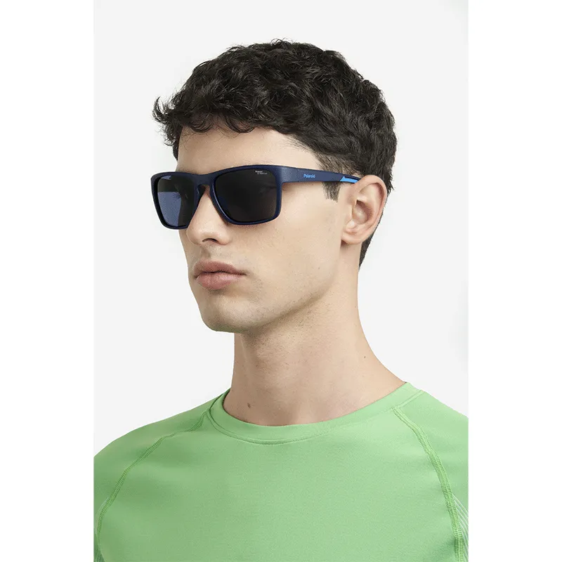 POLAROID 7052/S 206737 MATTE BLUE | ESENNIA