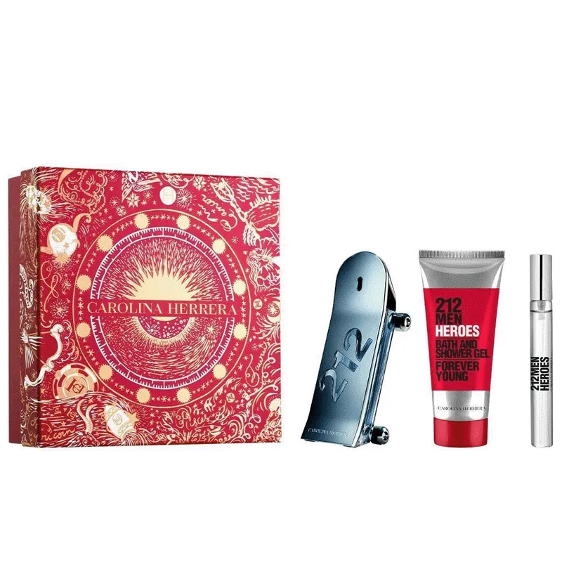 SET 212 HEROES MAN EDT 90ML+BW+MG | ESENNIA