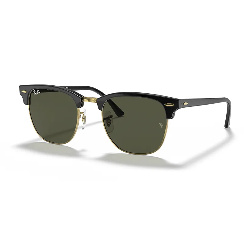 RAYBAN Clubmaster W0365 - Negro sobre dorado | ESENNIA