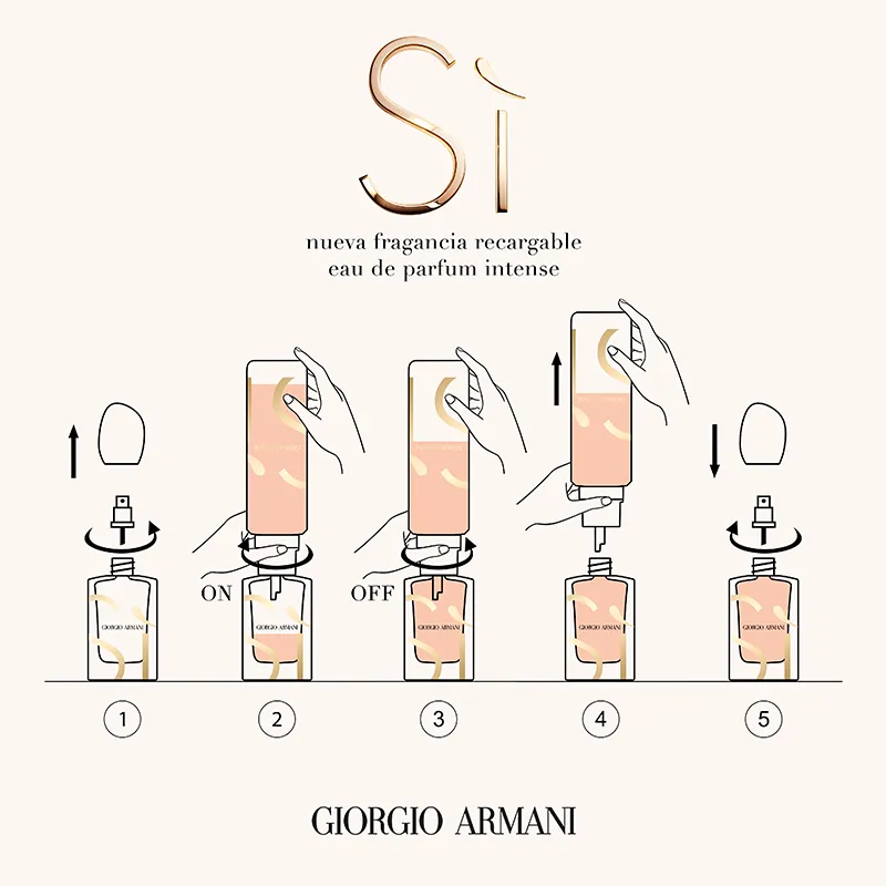Si Eau de Parfum Intense Giorgio Armani Refillable