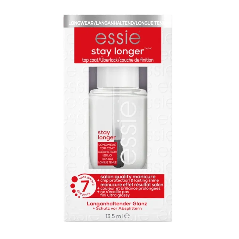 Essie Care Stay Longer | Top Coat Protector de Larga Duración