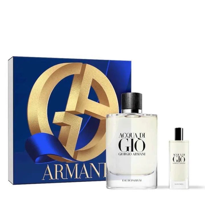 SET ARMANI ACQUA DI GIO H PARFUM 125 ML+V15 ML | ESENNIA